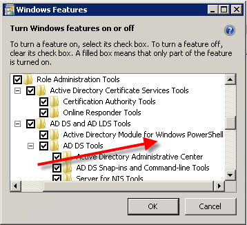 ماژول پاورشل در اکتیو دایرکتوری