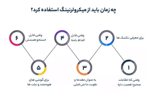 چه زمان باید از میکرولرنینگ استفاده کرد؟