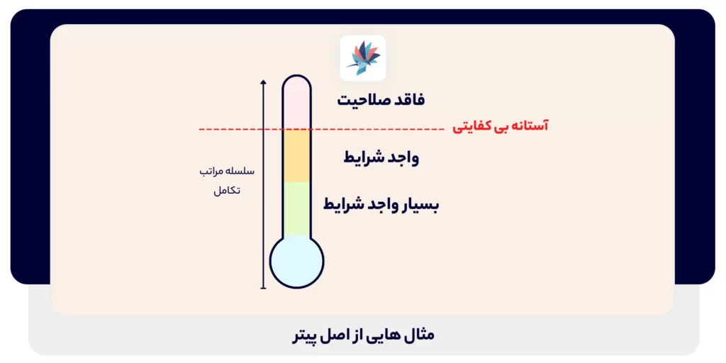 مثال هایی از اصل پیتر