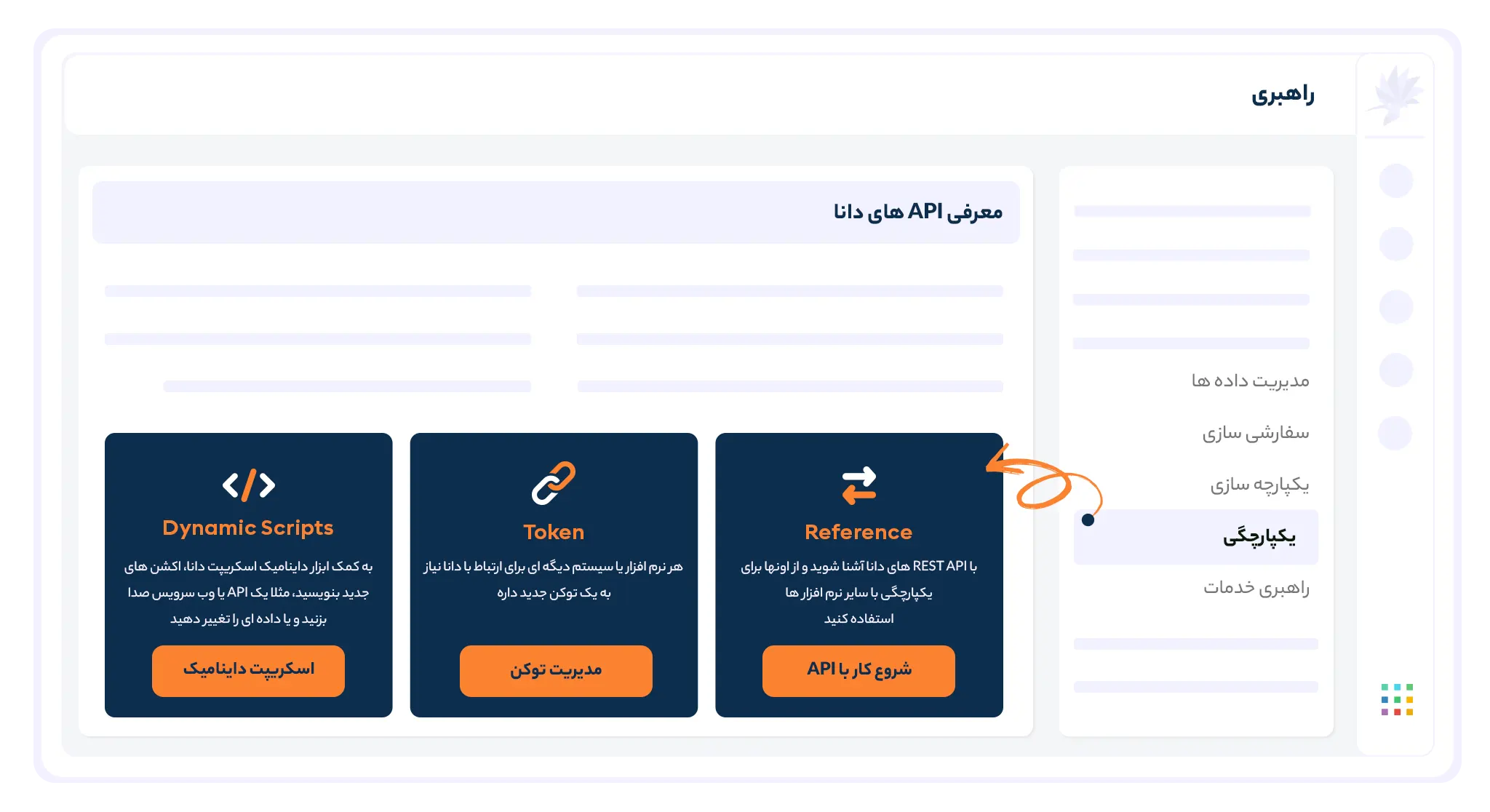 توسعه و یکپارچگی آسان با سایر سامانه ها و نرم افزارها