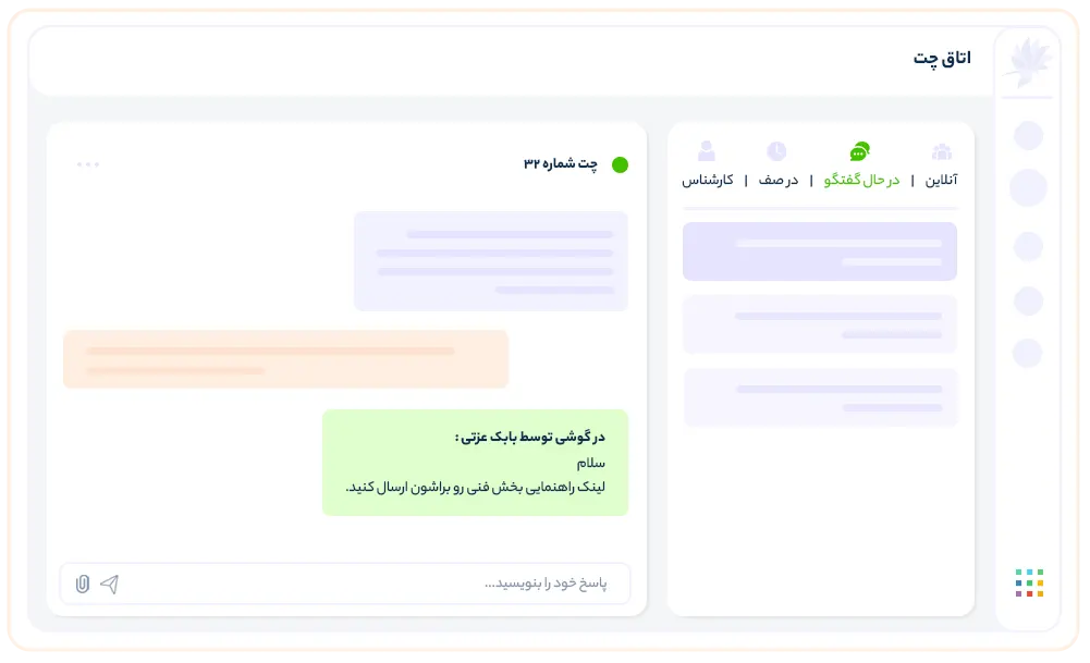 با پیام های درگوشی به افراد تیم کمک کنید​