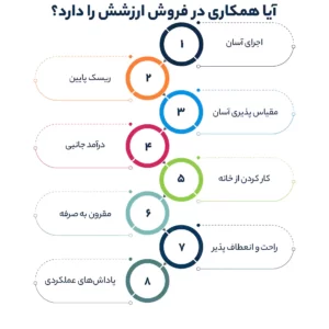 آیا همکاری در فروش ارزشش را دارد؟